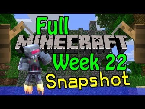 Full Minecraft Snapshot Week 22 - Tripwires 101, New Buildings, $ Changes, and more death.