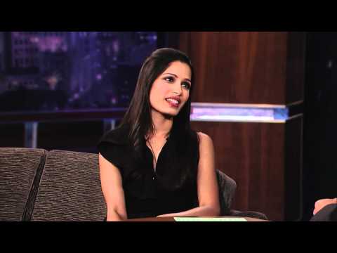 Freida Pinto on Jimmy Kimmel Live PART 1