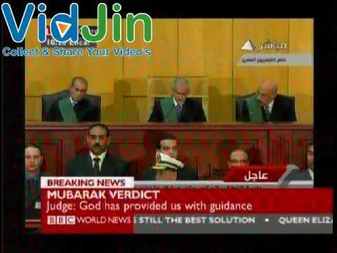 Hosni Mubarak Life Imprisonment On Trial Verdict - 2 June 2012 Part 2