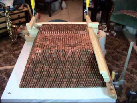 Guinness World Record Penny Pyramid- 300 hours in under 3min