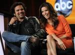 Eva Longoria, right, and Ricardo Antonio Chavira, cast members in the ABC series 