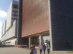 A view Shows the entrance of Block B of the campus of Santo Andre, São Paulo, of the UFABC - Federal University of ABC.