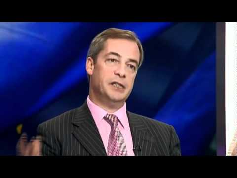 UKIP Nigel Farage vs Conservative Matthew Hancock MP - Channel 4 News Dec 11