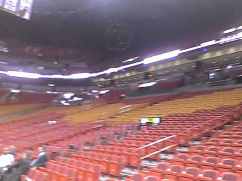 Entrance in the American Airlines Arena in Miami