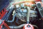 Rover 2300 6-cylinder engine, in situ in SD1. This car was launched on its home market in June 1976 in lift back form only, as the V8 engined Rover 3500: SOHC 2.3 L and 2.6 L sixes followed a year later.