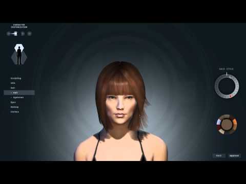 EVE online new character creator female preview