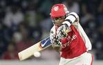 Kings XI Punjab's Cricketer Paul Valthaty in action during an Indian Premier League cricket match against Deccan Chargers in Hyderabad, India, Saturday, April 16, 2011.