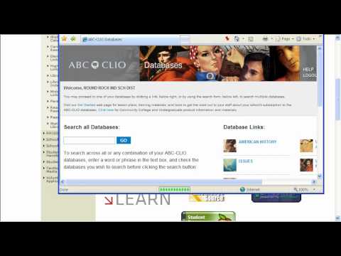 ABC Clio tutorial