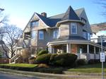 Henry Swan House, 418 Massachusetts Avenue, Arlington, Massachusetts, USA. Building listed on the National Register of Historic Places.