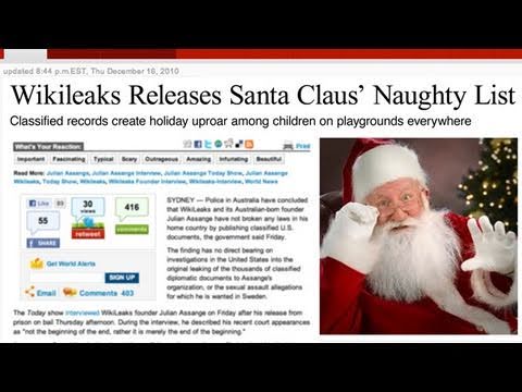 WikiLeaks Reveals Santa's Naughty List