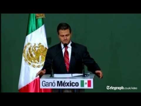 PRI's Enrique Pena Nieto declares victory in Mexico presidential election