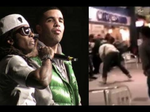 mall of america riot breaks out over lil wayne and drake