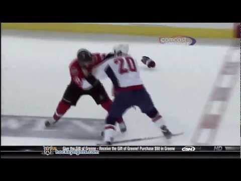 Troy Brouwer vs Jesse Winchester Dec 7, 2011