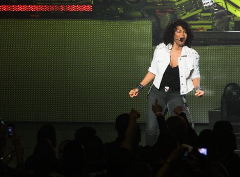 Janet Jackson performs during the