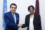 PGA meets with Navi Pillay, UN High Commissioner for Human Rights.