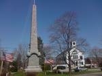 Isaac Davis Monument and the Acton Town Hall. Concord was the first colonial town that was settled in this area. Concord residents used the land which is now Acton as grazing fields for their animals.