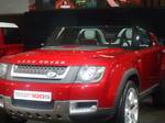 Land Rover car at an auto expo-automobile.