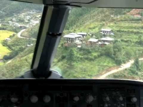 Most difficult landing in the world - Bhutan? (Original)