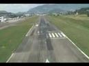 Cockpit view of a jet landing into Tegucigalpa Honduras TGU