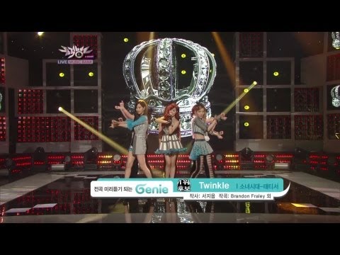 GIRLS' GENERATION-TTS_TWINKLE+Winner's Speech_KBS MUSIC BANK_2012.05.25