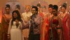 Ayushmann Khurrana Show Stopper along with Designer Jaya Misra  strike a pose during the Ace Designer Jaya Misra?s Maiden Men?s Wear Label ?Nawaz? along with theAutumn-Winter Bridal Collection!! on Saturday 23 June 2012