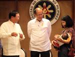 President Benigno S. Aquino III witnesses as Health Secretary Enrique Ona administers the oral Rotavirus Vaccine during the Grand Launching of Rotavirus Vaccine of the Department of Health (DOH) and the Type Z Benefit Package of the Philippine Health Insurance Corporation’s (PhilHealth) at the Heroes Hall, Malacañan Palace on Monday (July 02). The oral rotavirus vaccine is expected to benefit children coming from the 5.2 million families identified as “poorest of the poor” by the Department of S