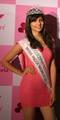 Miss India World 2012 Vanya Mishra Pose for Photography during the Dabur Gulabari Launches ? Vanya Mishra Ko Banao Miss World ? Campaign at Kolkata on Saturday 30 June 2012