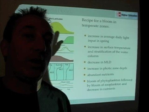 Ocean Productivity - Seasonal Cycle Temperate Zones