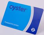 The Oyster card, a contactless smart card used across the London transport system.The Underground uses TfL's Travel card zones to calculate fares.