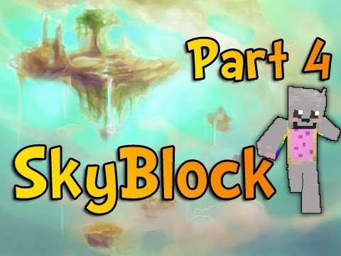 Minecraft - Nyan Cat's Grand Sky Adventure, SkyBlock Co-op with Mitch & Zak - Part 4