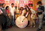 SRIJIT HALDER (PROGRAMMING HEAD OF DHOOM MUSIC, KALYAN SEN BARAT (DIRECTOR), BANASHREE SENGUPTA (SINGER), ARPITA CHATTERJEE (ACTOR), MAHUA (ASHA AUDIO), NIRMALA MISHRA (SINGER), ROCKET MONDAL (MUSIC ARRANGER) DURING ANNOUNCE THE BIG BANGLA MUSIC AWARDS 2011 at KOLKATA ON WEDNESDAY 23 MAY 2012angla Music Awards 2011