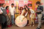 SRIJIT HALDER (PROGRAMMING HEAD OF DHOOM MUSIC, KALYAN SEN BARAT (DIRECTOR), BANASHREE SENGUPTA (SINGER), ARPITA CHATTERJEE (ACTOR), MAHUA (ASHA AUDIO), NIRMALA MISHRA (SINGER), ROCKET MONDAL (MUSIC ARRANGER) DURING ANNOUNCE THE BIG BANGLA MUSIC AWARDS 2011 at KOLKATA ON WEDNESDAY 23 MAY 2012angla Music Awards 2011