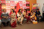 SRIJIT HALDER (PROGRAMMING HEAD OF DHOOM MUSIC, KALYAN SEN BARAT (DIRECTOR), BANASHREE SENGUPTA (SINGER), ARPITA CHATTERJEE (ACTOR), MAHUA (ASHA AUDIO), NIRMALA MISHRA (SINGER), ROCKET MONDAL (MUSIC ARRANGER) DURING ANNOUNCE THE BIG BANGLA MUSIC AWARDS 2011 at KOLKATA ON WEDNESDAY 23 MAY 2012angla Music Awards 2011