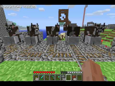 Minecraft : 73 TNT Animal Cannon; Space program