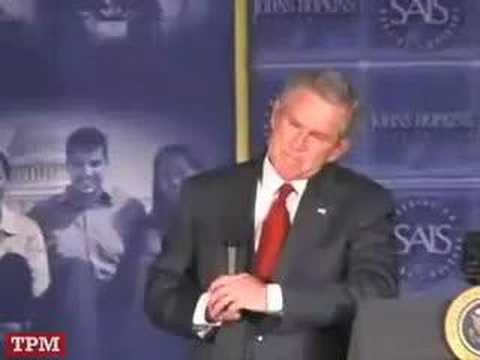 Bush on Contractors in Iraq