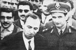 Baath Party strongmen Michel Aflaq (left) and Salah Jadid (right) in 1963