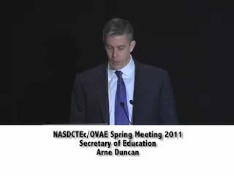 Secretary of Education Arne Duncan Remarks at NASDCTEc/OVAE Joint Spring Meeting