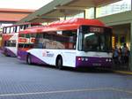 A CNG powered Volvo B10BLE bus, operated by SBS Transit in Singapore. Thailand has for over a decade run natural gas taxi cabs in Bangkok.