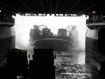 LCAC entering the stern of the USS Essex. In 2004, Essex carried the 31st Marine Expeditionary Unit (31st MEU) to Kuwait. Along with USS Harpers Ferry (LSD-49) and USS Juneau (LPD-10).