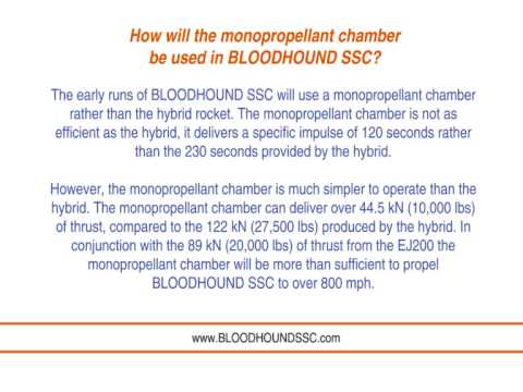 monopropellant firing 3 views