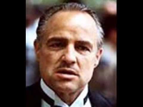 the godfather don corleone Marlon Brando