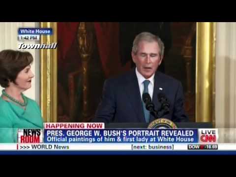 W Cries & Laura Bush Adds 