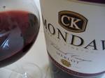 CK Mondavi California Merlot.jpg CK Mondavi California wine