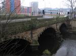 Borough Bridge carries Corporation Street (A61) over the River Don and forms the west side of the A61 inner relief road roundabout.