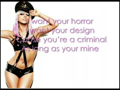 Bad Romance - Lady Gaga ( Lyrics and Song HQ )