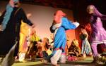 Kashmiri Hindus (locally known as Pandits) and Muslims perform dance items during a programme 'Salam Mahra' in Srinagar, the summer capital of Indian Kashmir, 19 July 2012. The programme was organized by Space Communication and Kashmiri Hindu children who were born after 1989 Kashmir insurgency participated with the Kashmiri Muslim children.