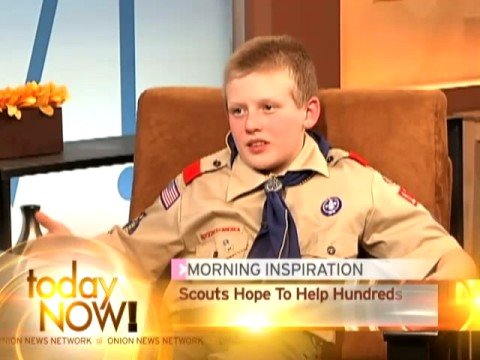 12-Year-Old Boy Scouts Offer To Give Breast Exams