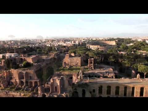 Turbo Ace X88-J2 Octocopter & Canon 5D Mark ii aerial tour of Palatine Hill and Colosseum, Italy