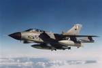 This undated image made available by the Ministry of Defence in London, Friday March 18, 2011, shows a Tornado GR4 of the Royal Air Force, one of the types of aircraft designated to take part in the operation of a no-fly zone over Libya. The strike/attack aircraft carries Storm Shadow stand-off missiles and Brimstone anti-armour missiles. British Prime Minister David Cameron told lawmakers that Britain will join a U.N.-authorized operation to stop Moammar Gadhafi launching 