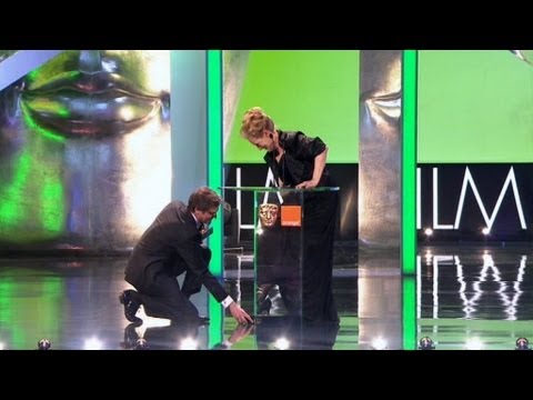 Meryl Streep wins a BAFTA but almost loses a shoe - The British Academy Film Awards 2012 - BBC One